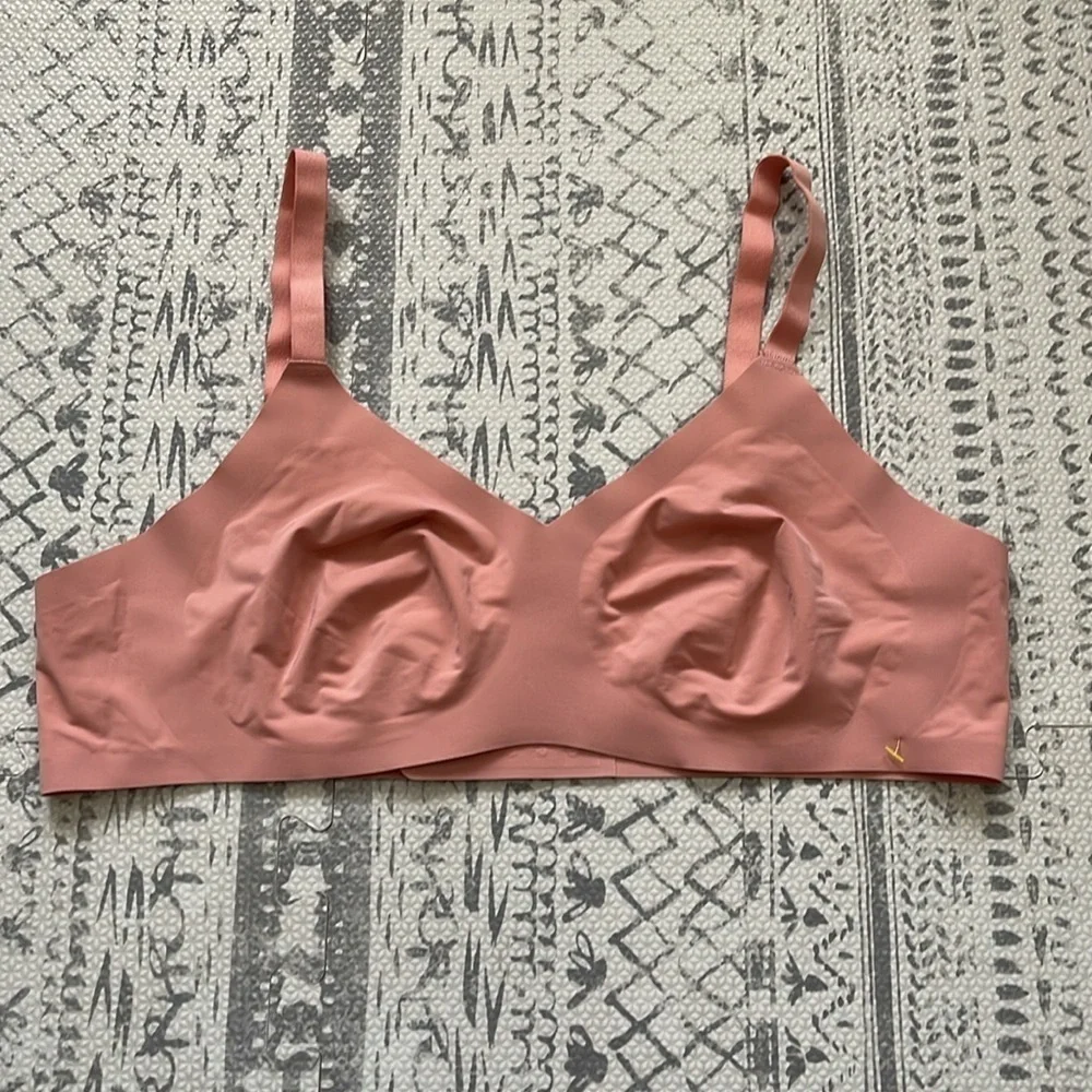 Knix Evolution Everyday Wireless Bra Unpadded Size 3 Pink GingerKnix‎